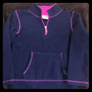 Little girls fleece pullover. Size XS 4-5